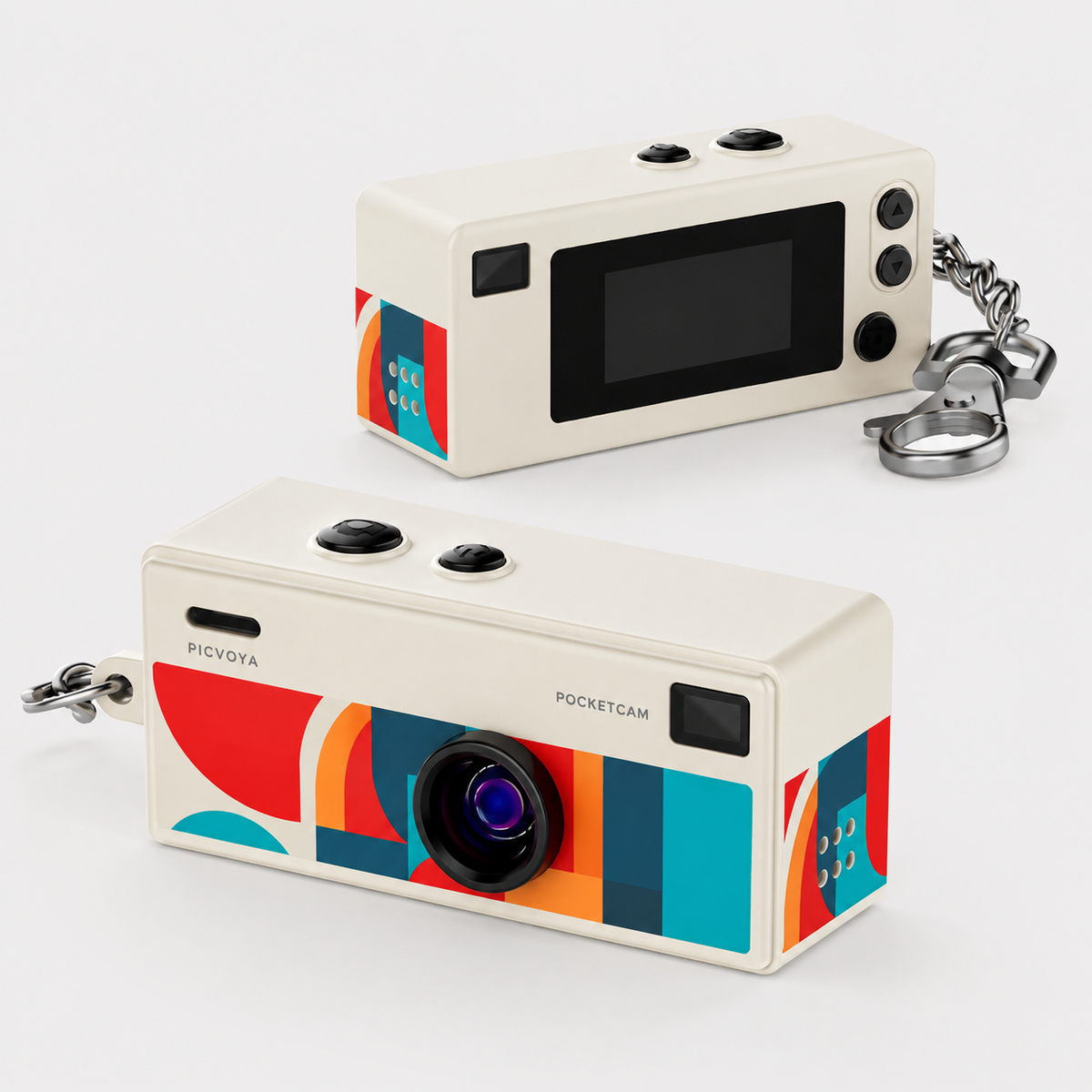 Picvoya™ PocketCam – Mini Keychain Camera