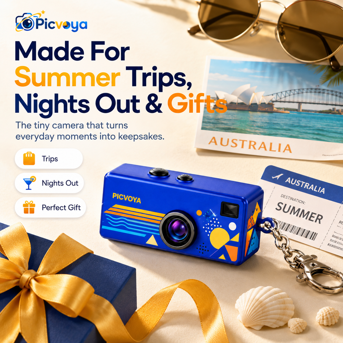 Picvoya PocketCam for summer trips nights out and gifts