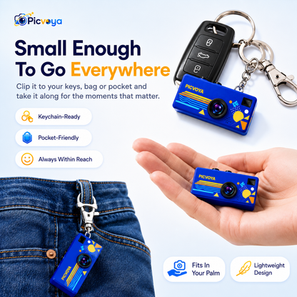 Picvoya PocketCam keychain-sized portable mini camera